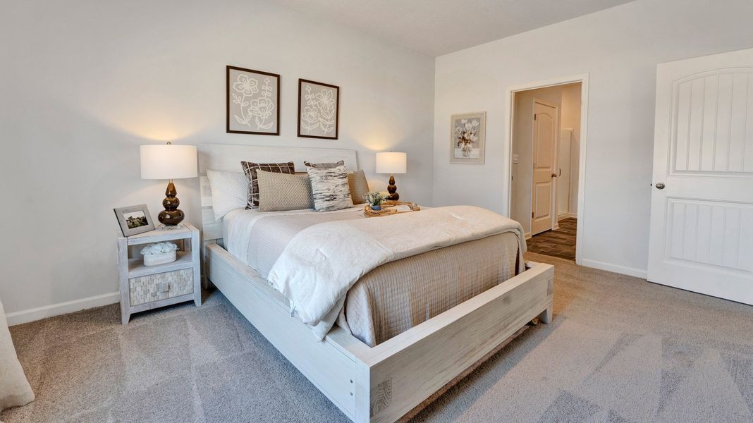 Furnished interior in a model home at Village Park in Oakland (Image 21).