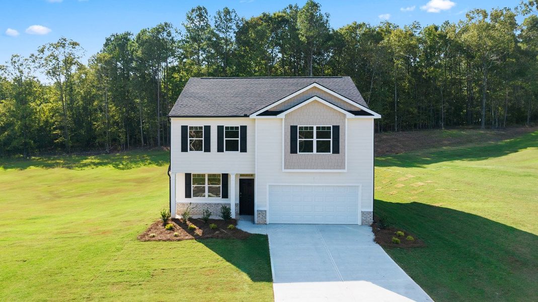 Front exterior of a home in the Teamon Pointe community, located in Griffin, GA (Image 9).