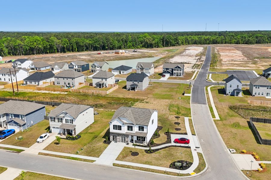 Aerial view of the Southbridge community in Sumter, SC, showing layout and nearby surroundings (Image 13).
