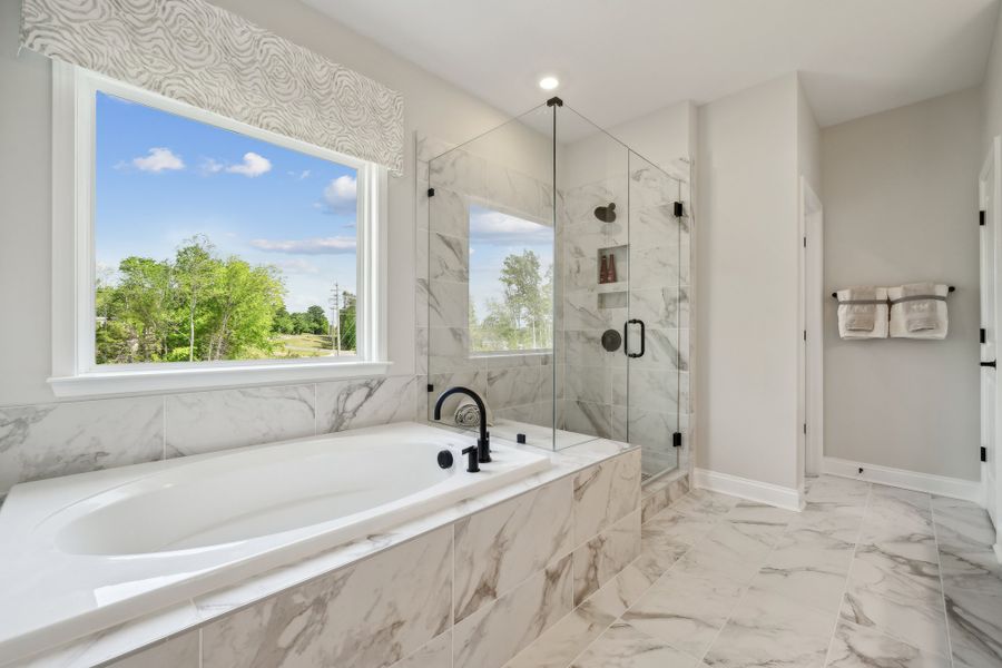 Furnished interior in a model home at Allburn in Concord (Image 29).