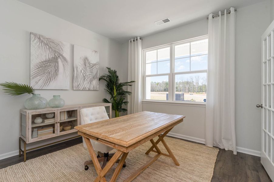 Furnished interior in a model home at Ridgefield in Conway (Image 41).