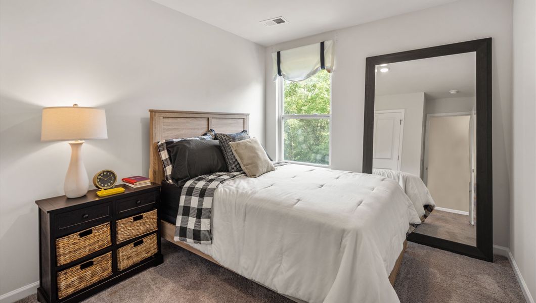 Furnished interior in a model home at Brookside Ridge Townhomes in Greer (Image 20).