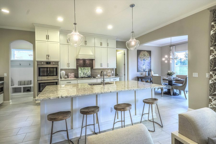 Furnished interior in a model home at Coral Ridge at Nocatee in Ponte Vedra (Image 20).