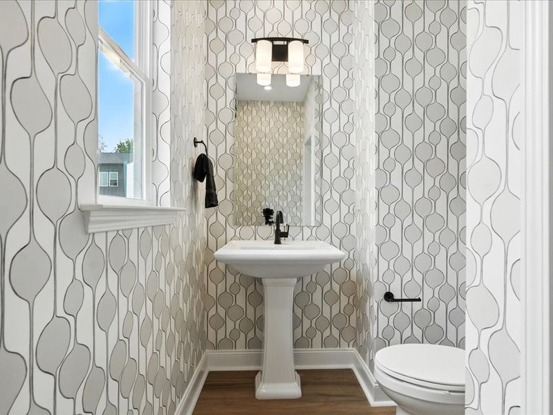 Furnished interior in a model home at Archer Row in Charlotte (Image 16).