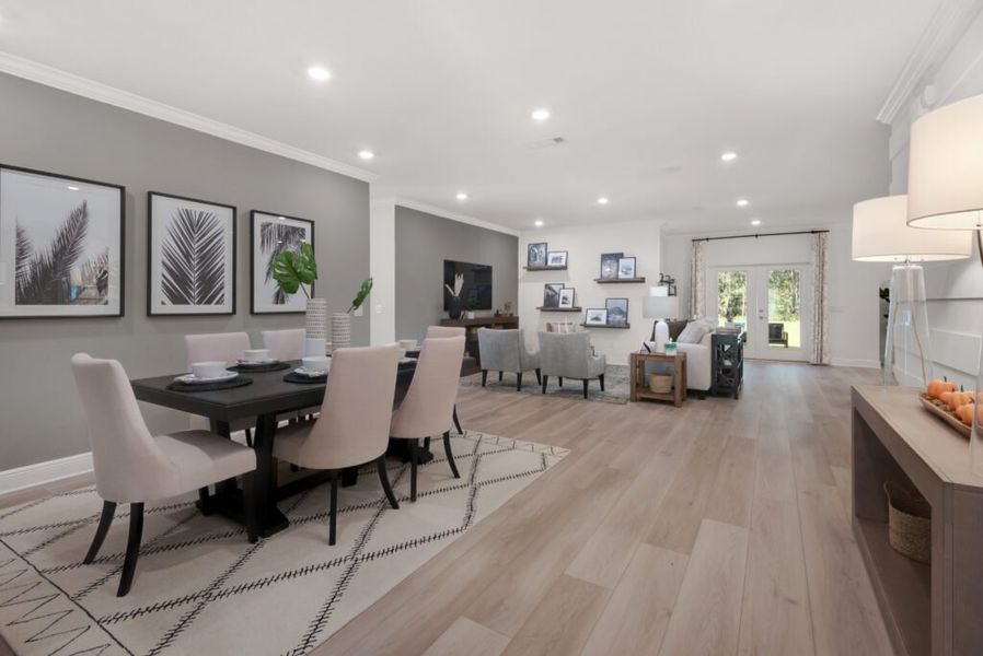 Furnished interior in a model home at Navarre in Navarre (Image 4).