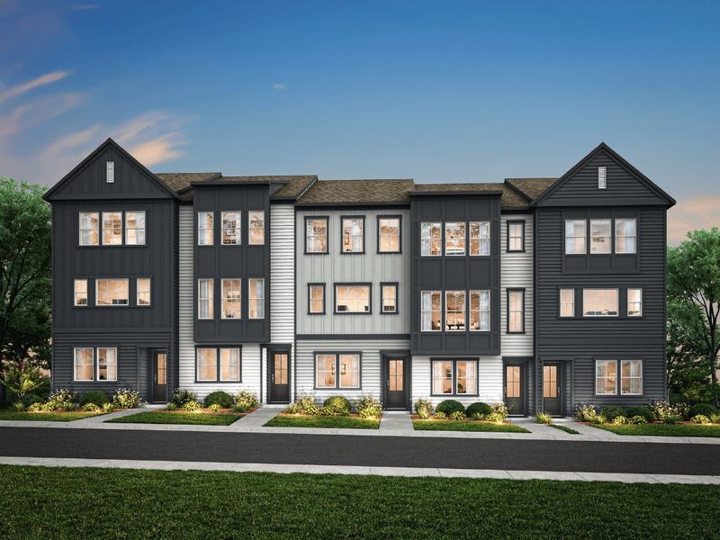 Front exterior of a home in the Bellflower community, located in Charlotte, NC (Image 2).