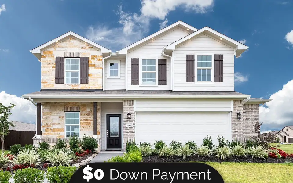 Front exterior of a home in the Pecan Estates community, located in Crosby, TX (Image 11).
