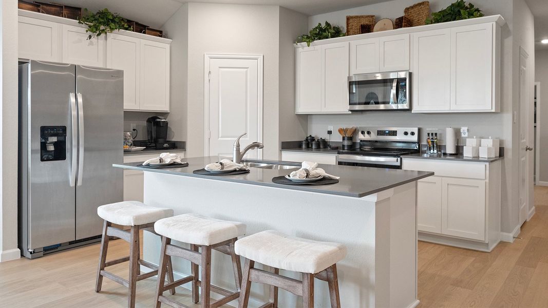 Furnished interior in a model home at Pleasant Hill in Bryan (Image 15).