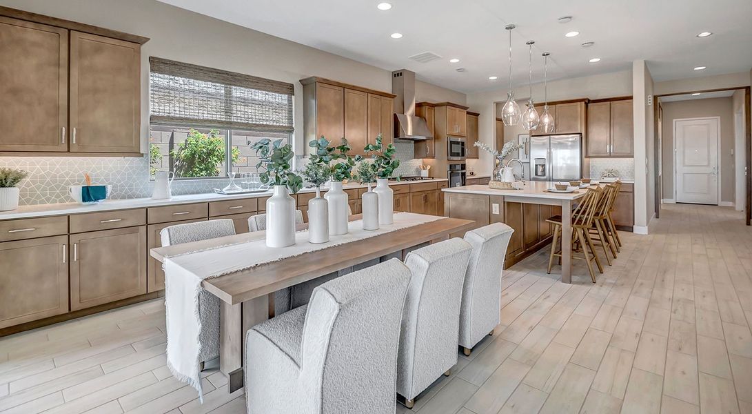 Furnished interior in a model home at Fire Sky at Alamar in Avondale (Image 24).