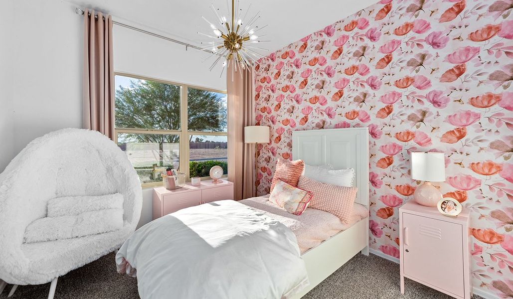 Furnished interior in a model home at Barnett Village in Marana (Image 27).