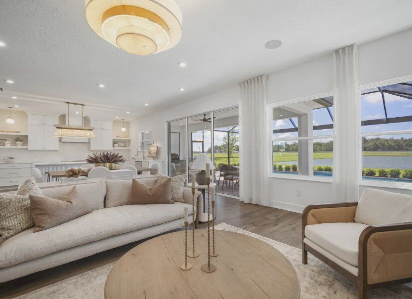 Furnished interior in a model home at Southwind in Plant City (Image 6). Furnished interior in a model home at Southwind in Plant City (Image 6).