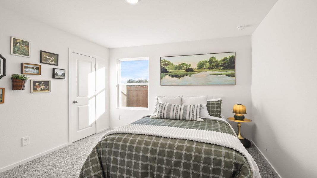 Furnished interior in a model home at New Waverly Station in New Waverly (Image 23).