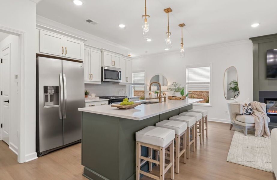 Furnished interior in a model home at Wilkins Walk in Mableton (Image 8).