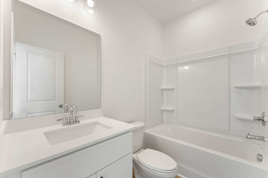 Furnished interior in a model home at Array in Atlanta (Image 39).