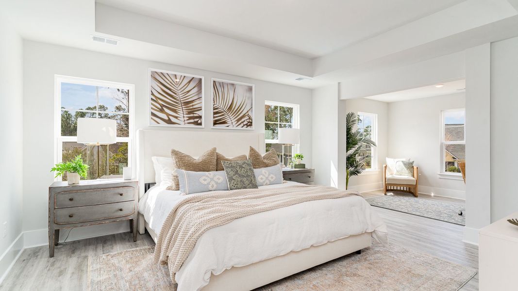 Furnished interior in a model home at Heron Pointe in Myrtle Beach (Image 7).