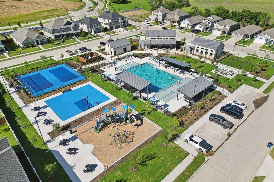 Aerial view of the Lakehaven - Spring Series community in Farmersville, TX, showing layout and nearby surroundings (Image 12). Aerial view of the Lakehaven - Spring Series community in Farmersville, TX, showing layout and nearby surroundings (Image 12).