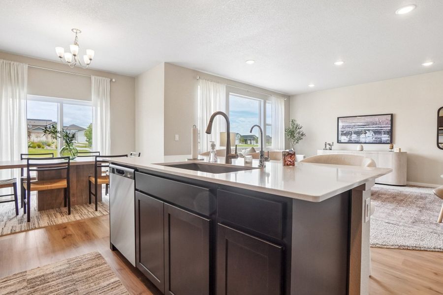 Furnished interior in a model home at Aspen Ranch in Fountain (Image 25).