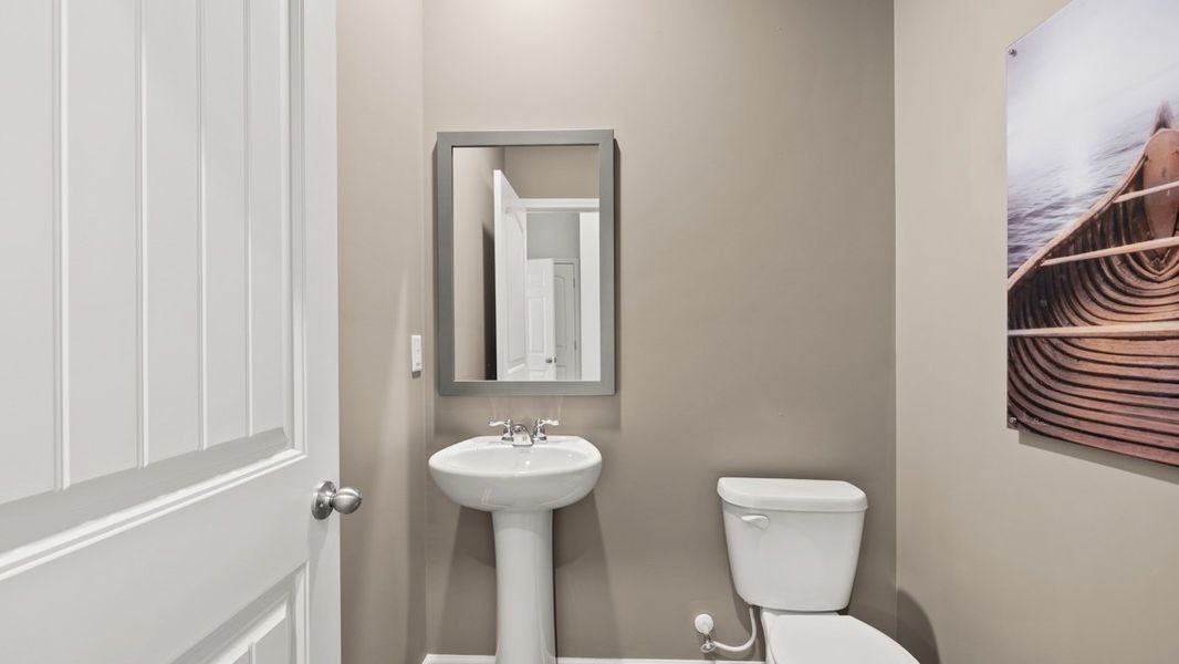 Furnished interior in a model home at Falcon Landing in Gainesville (Image 19).