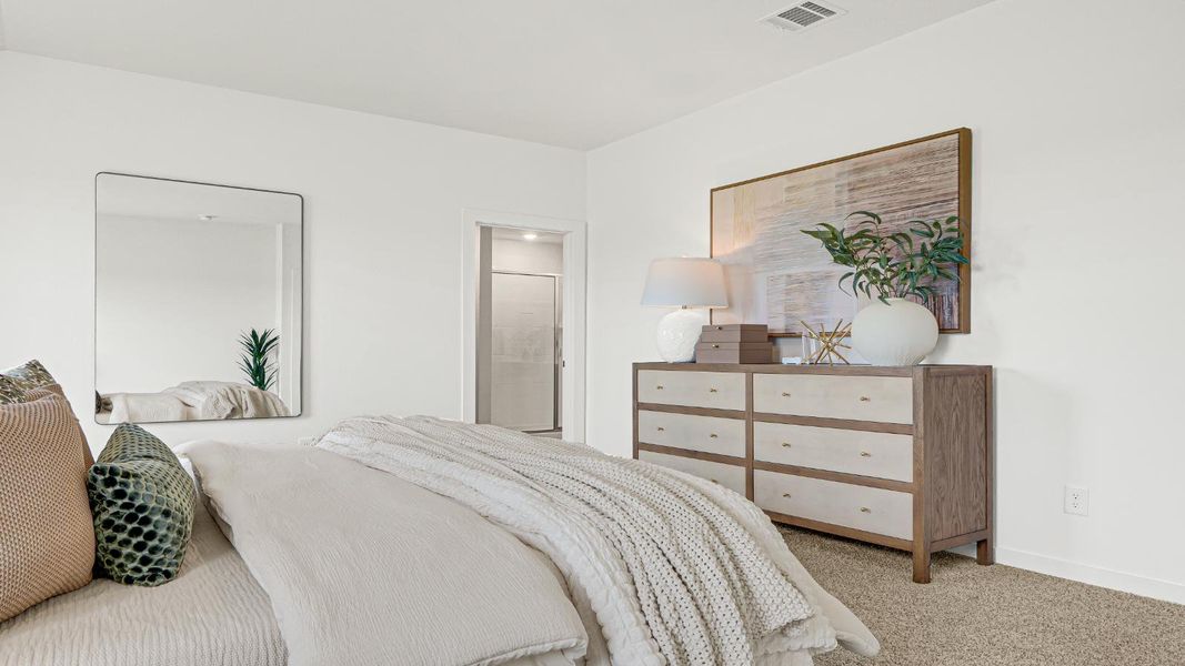 Furnished interior in a model home at Blue Heron Estates in Beasley (Image 26).