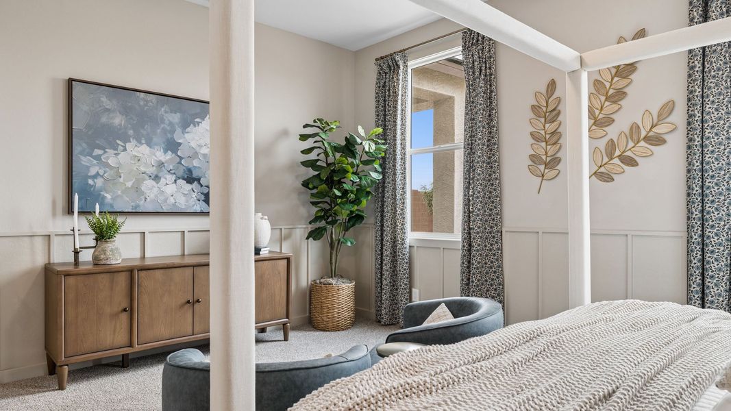 Furnished interior in a model home at Upper Canyon in Phoenix (Image 28).