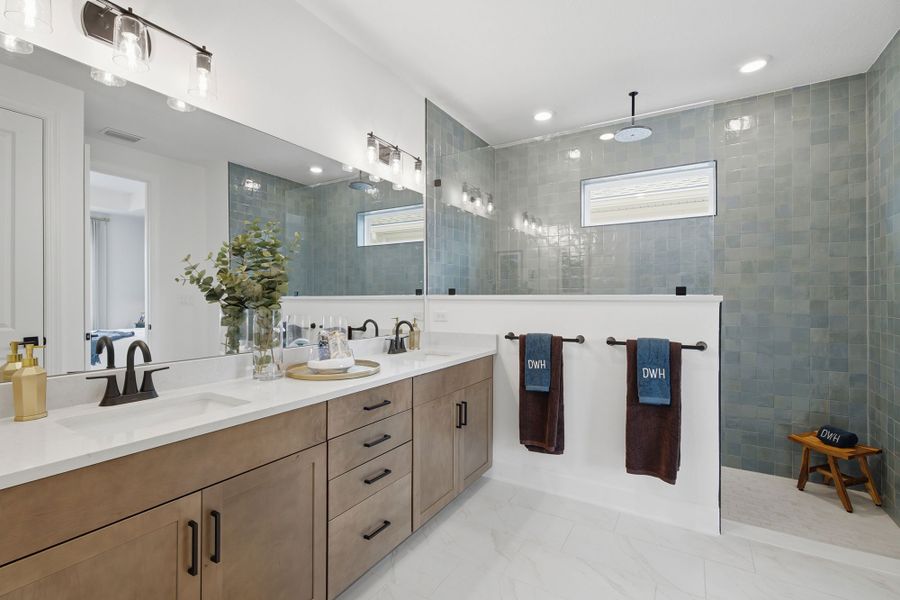 Furnished interior in a model home at The Preserve at Laurelton – Haven Collection in Green Cove Springs (Image 8).