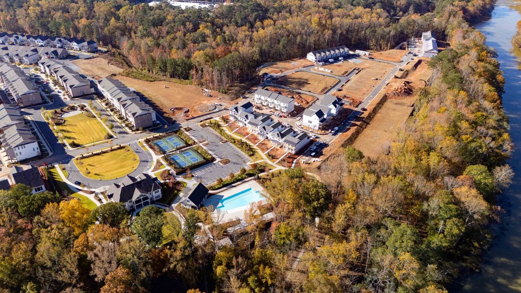 Waterside - 2025 - Drone View - Phase 3 Progress Waterside - 2025 - Drone View - Phase 3 Progress