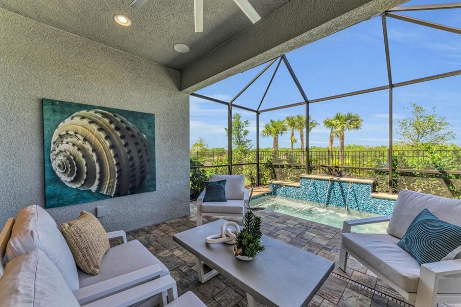 Exterior details of a home in Reflection Villas at Watercolor Place, Bradenton (Image 52).