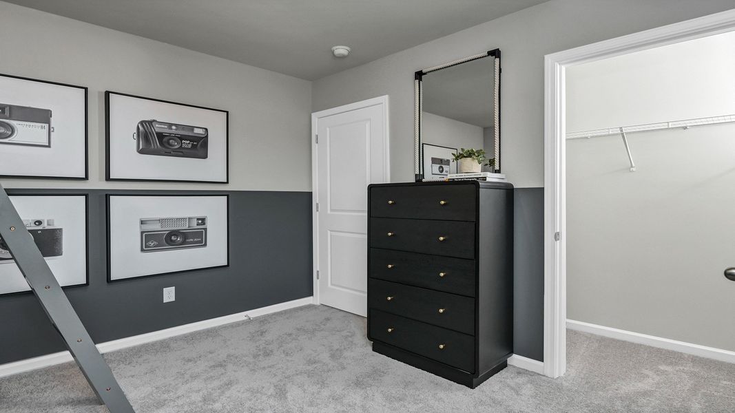 Furnished interior in a model home at Ferry Grove in Lexington (Image 44).