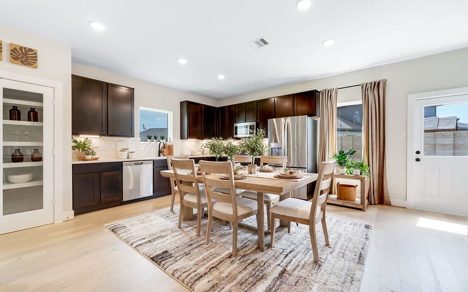 Furnished interior in a model home at River Ranch Meadows in Dayton (Image 44). Furnished interior in a model home at River Ranch Meadows in Dayton (Image 44).