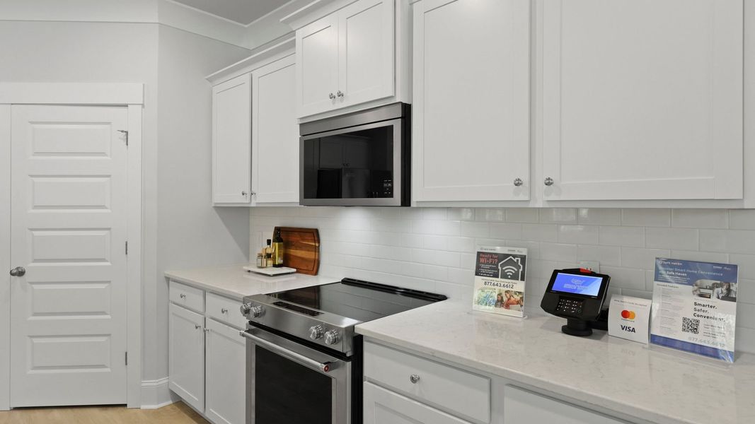 Furnished interior in a model home at Berkeley Bay in Ridgeville (Image 37).