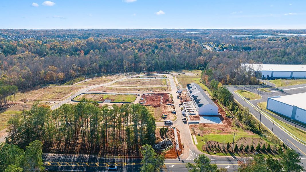 Site preparation and early development at Waypoint in Flowery Branch, GA (Image 29).