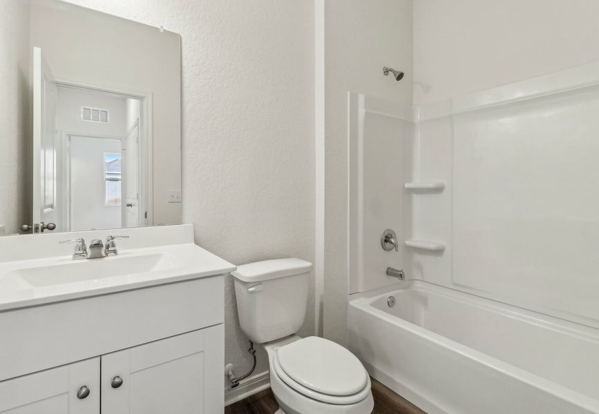 Furnished interior in a model home at Spring Grove in Aynor (Image 18).