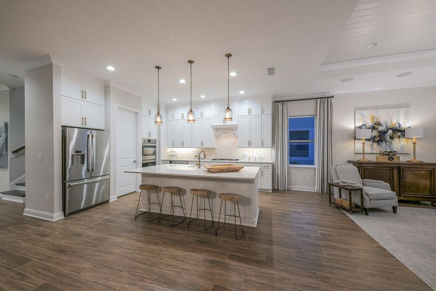 Furnished interior in a model home at Heritage Trace in Nocatee in Ponte Vedra (Image 61). Furnished interior in a model home at Heritage Trace in Nocatee in Ponte Vedra (Image 61).