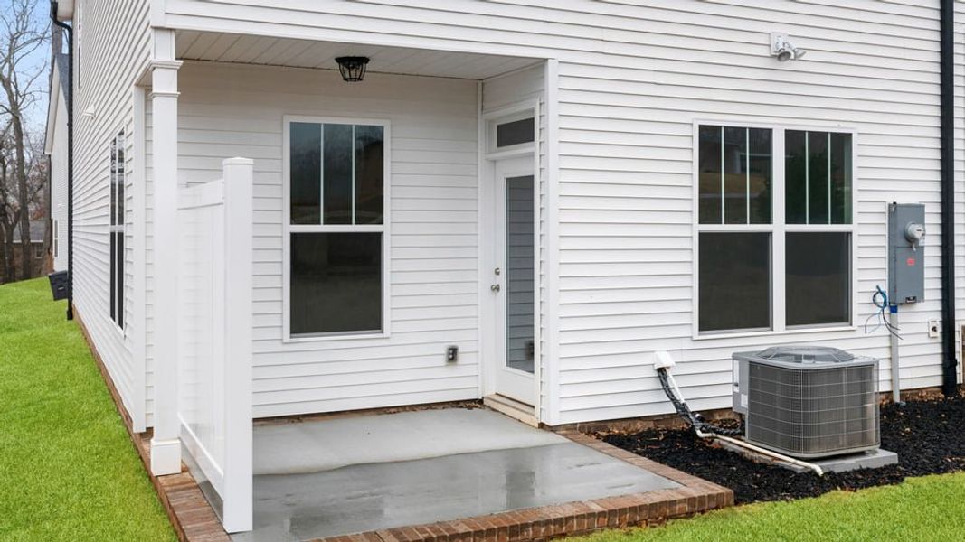 Exterior details of a home in Pearson Road Townhomes, Easley (Image 3).
