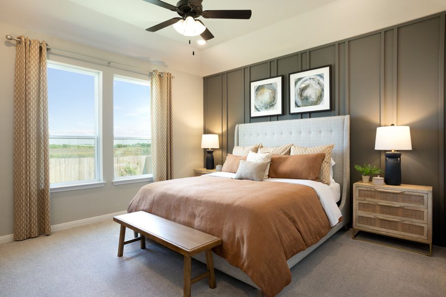 Furnished interior in a model home at Parklands Estates in Marion (Image 6).