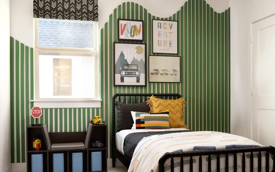 Furnished interior in a model home at 50' Traditional Homes at Elyson in Katy (Image 7).