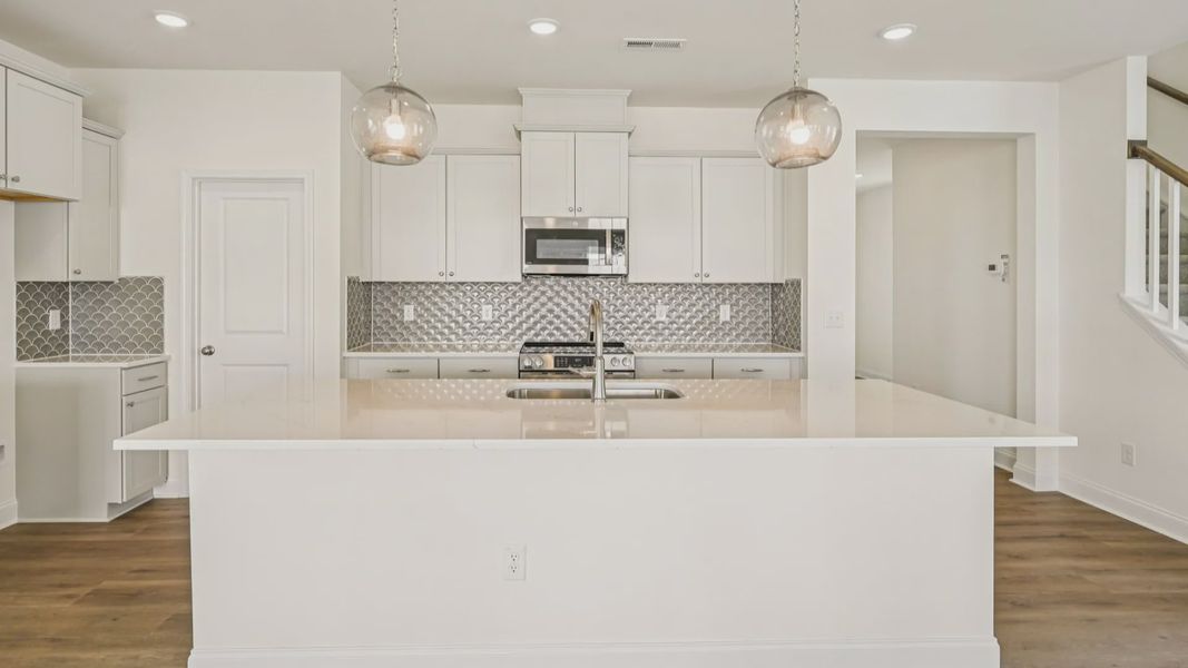 Furnished interior in a model home at Essex Village in Franklinton (Image 22).