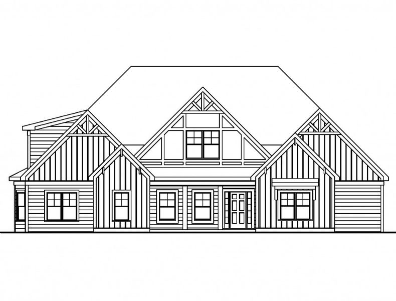 Architectural rendering of home exteriors planned for Lamar Farms in Newnan, GA (Image 4). Architectural rendering of home exteriors planned for Lamar Farms in Newnan, GA (Image 4).