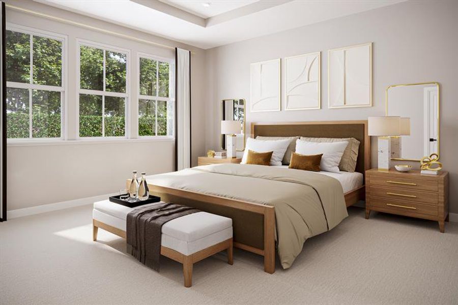 There’s no longer a need to take stairs to enjoy your luxurious first floor owner’s suite There’s no longer a need to take stairs to enjoy your luxurious first floor owner’s suite