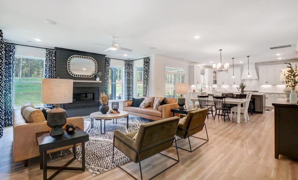 Furnished interior in a model home at Twin Creek in Kernersville (Image 14). Furnished interior in a model home at Twin Creek in Kernersville (Image 14).