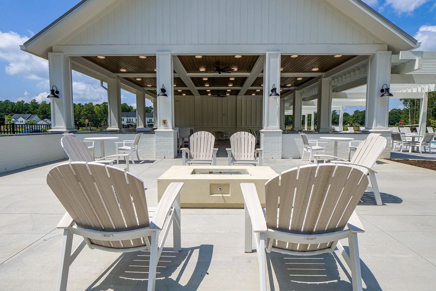 Community Pool, Cabana, Firepit, and Grilling Station