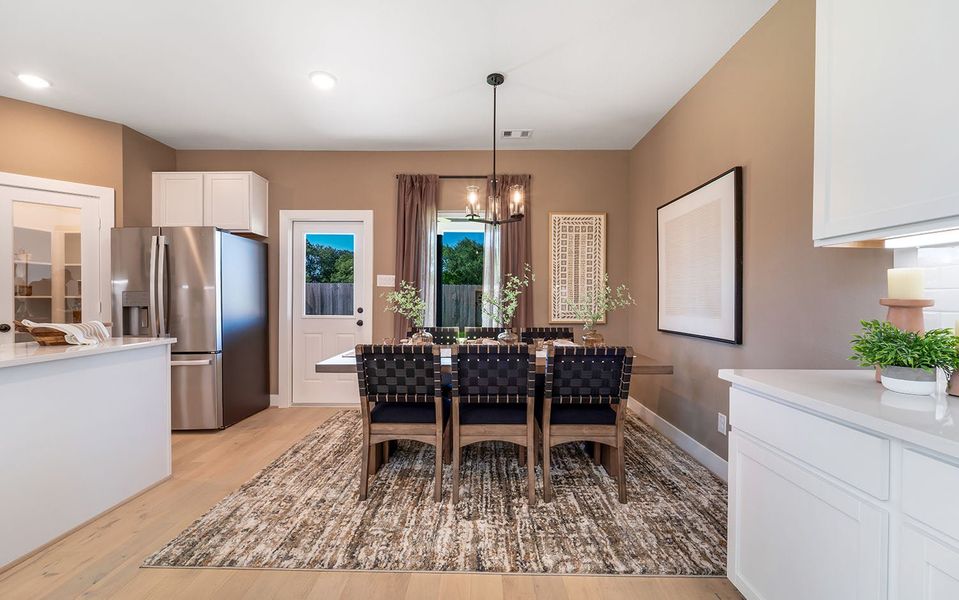 Furnished interior in a model home at Steed Landing in Texas City (Image 29). Furnished interior in a model home at Steed Landing in Texas City (Image 29).