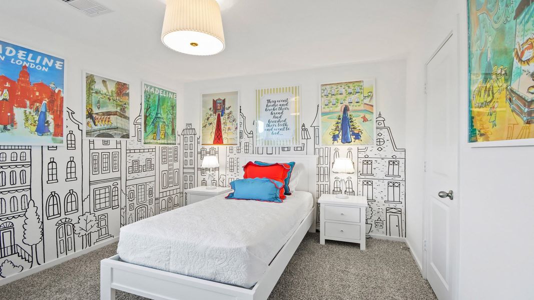 Furnished interior in a model home at Lake Conroe Cove in Willis (Image 18). Furnished interior in a model home at Lake Conroe Cove in Willis (Image 18).