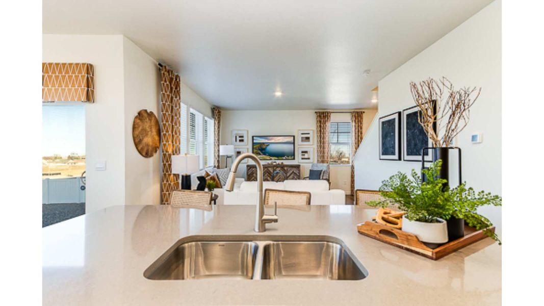 Furnished interior in a model home at Ridge at Johnstown in Johnstown (Image 6).