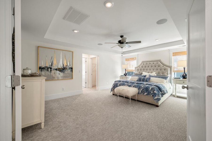 Furnished interior in a model home at Landings at Sweetwater in Charleston (Image 26). Furnished interior in a model home at Landings at Sweetwater in Charleston (Image 26).