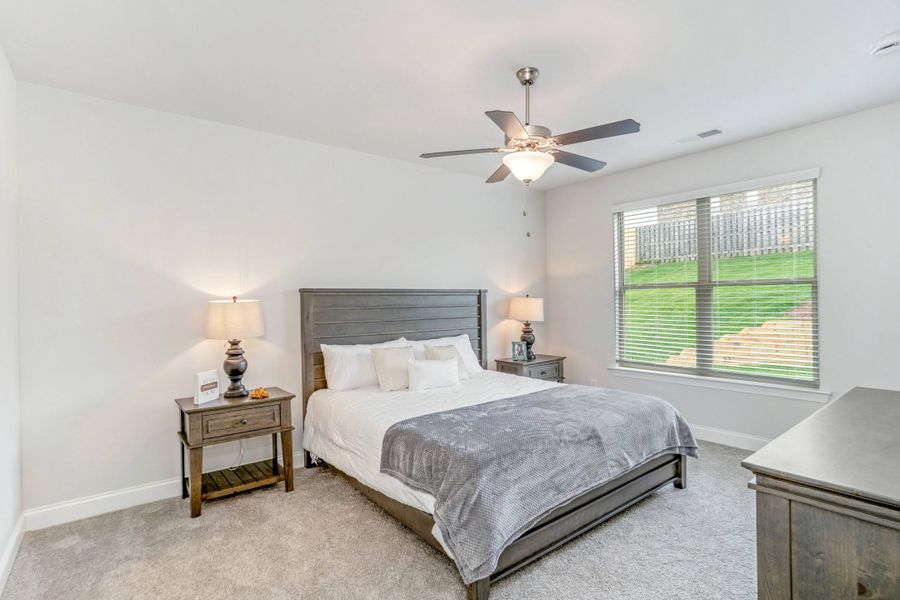 Furnished interior in a model home at Harley Farms South in Bonaire (Image 11). Furnished interior in a model home at Harley Farms South in Bonaire (Image 11).