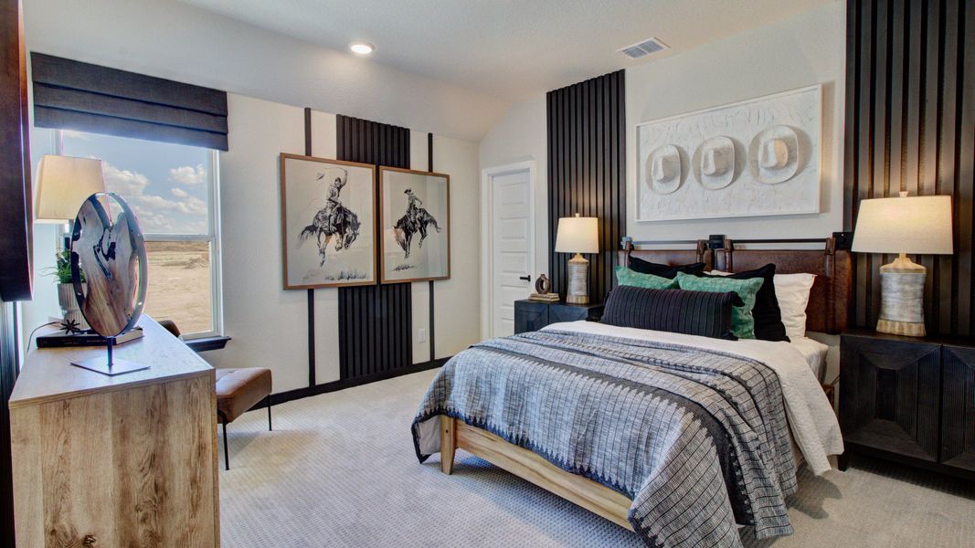 Furnished interior in a model home at Stream Waters in Seguin (Image 41). Furnished interior in a model home at Stream Waters in Seguin (Image 41).