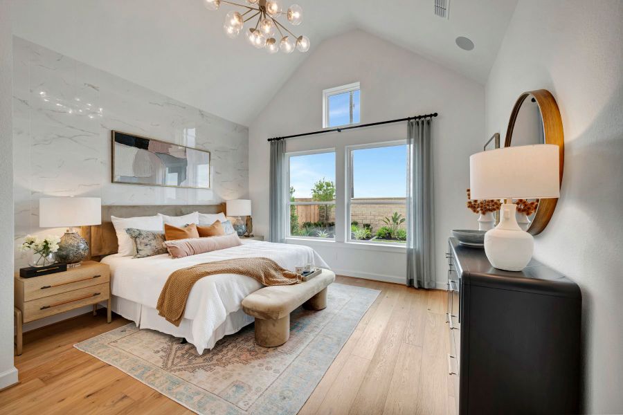 Furnished interior in a model home at Sienna 40' Homesites in Missouri City (Image 21).