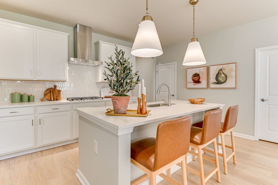 Furnished interior in a model home at Orchid Ridge at The Hive in North Augusta (Image 35).
