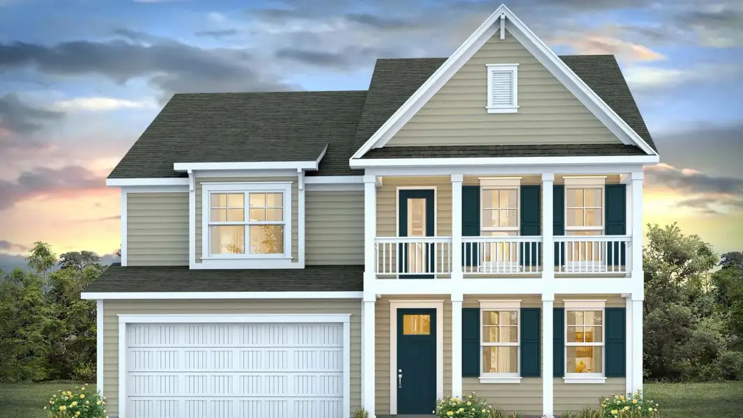 Front exterior of a home in the Kingston Preserve at Brookhaven community, located in Conway, SC (Image 14).